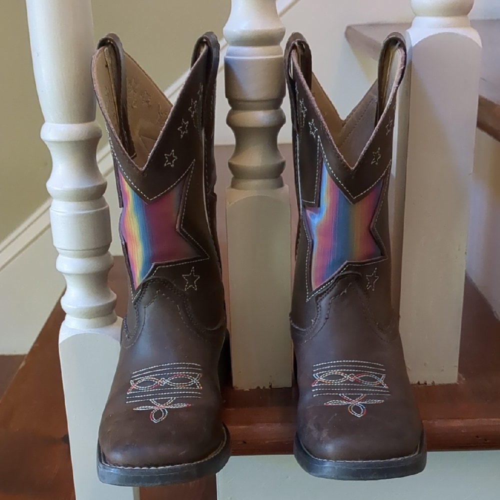 Shyanne Girls' Superstar Western Boots - Broad Square Toe